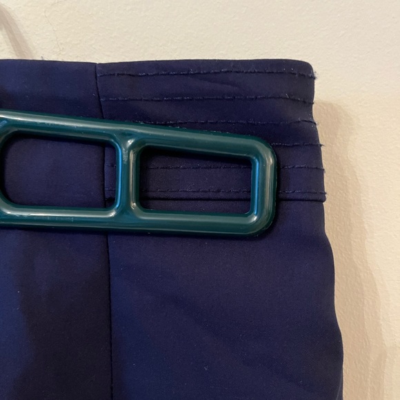 Navy Blue Pencil Skirt - Picture 2 of 6